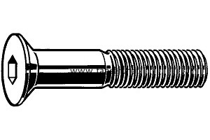 DIN7991 Hexagon Socket Countersunk Head Screws   內(nèi)六角沉頭螺釘